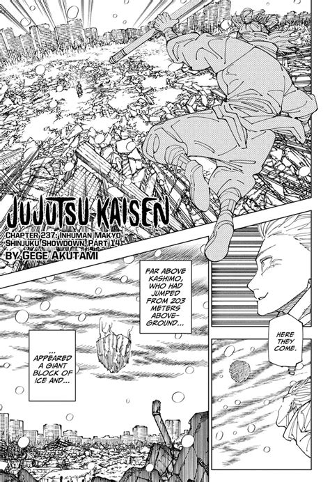 jjk chapter 237 release date|Jujutsu Kaisen Chapter 237 Release Date And Time